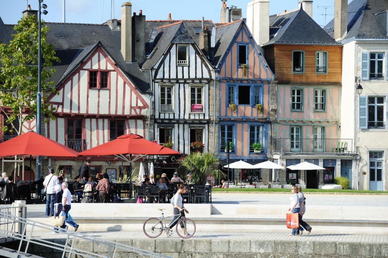 Grand Appartement De Standing Avec Terrasse Vue Port Au Centre De Vannes Exterior photo