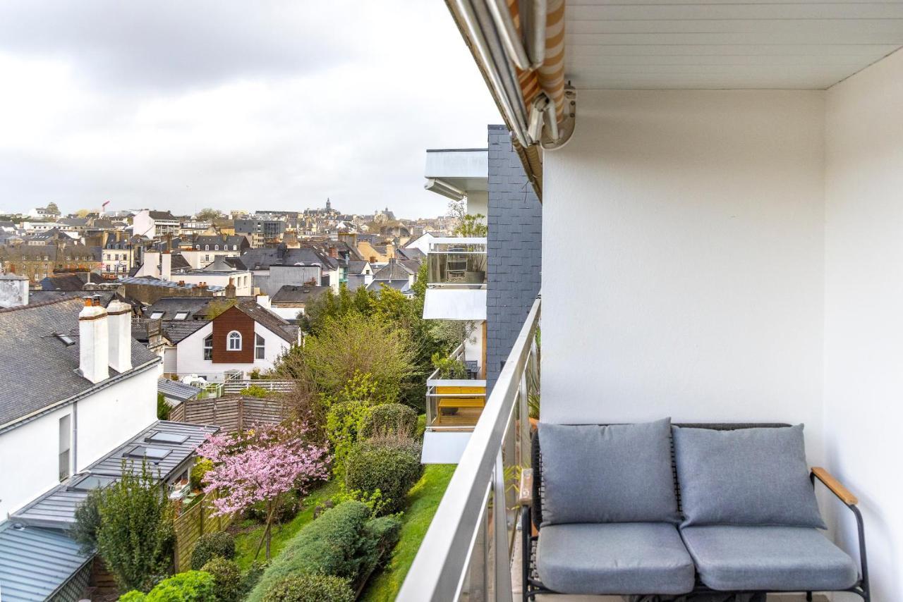 Grand Appartement De Standing Avec Terrasse Vue Port Au Centre De Vannes Exterior photo